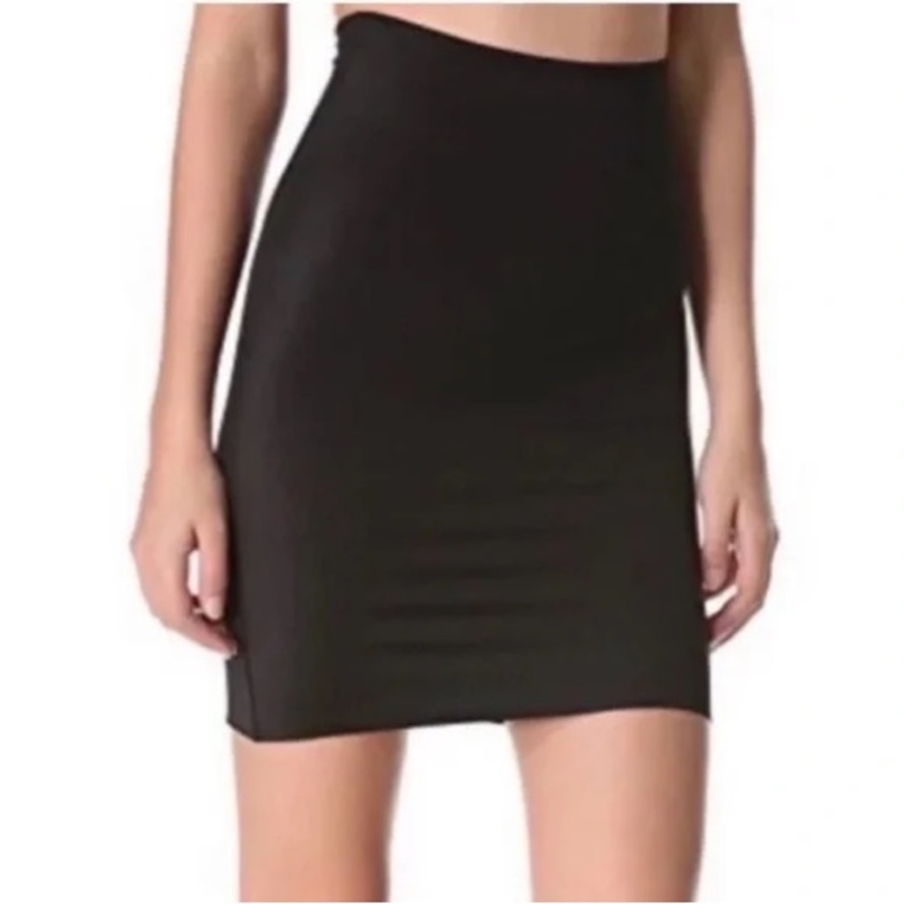 SPANX Simplicity Black Slip Skirt Tummy Control Shapewear 3X 3XL